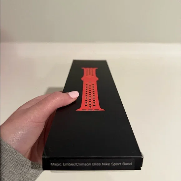 Never Used! Apple Watch Nike Sport Band 41mm Coral Color - Picture 2 of 7